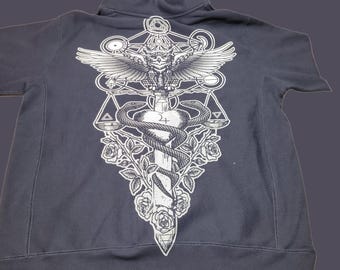 Pullover Hoodie (Heavyweight) - Pyramid Jerry - Size L (Men)