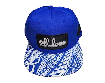 Snapback Flat-Brim Hat - @ll Love