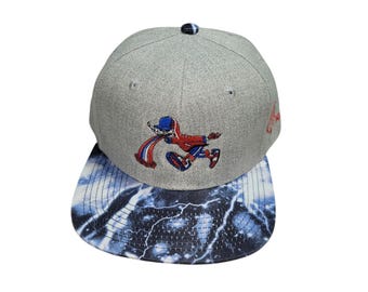 Snapback Flat-Brim Hat - Too Much Too Fast - One Of A Kind