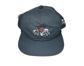 Snapback Flat-Brim Hat - No Evil - One Of A Kind