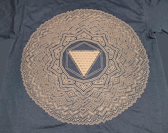 T-Shirt - Thousand Petal Lotus (on Black)