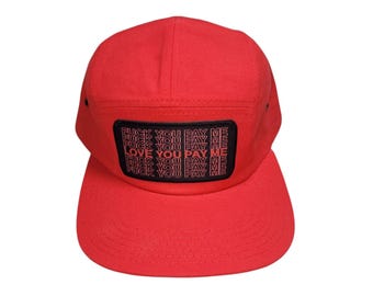 Strap-back Flat-Brim Hat - Love You Pay Me