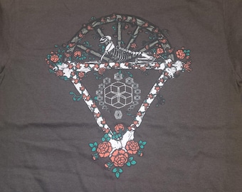 T-Shirt - Bones Under The Stars (on Brown)
