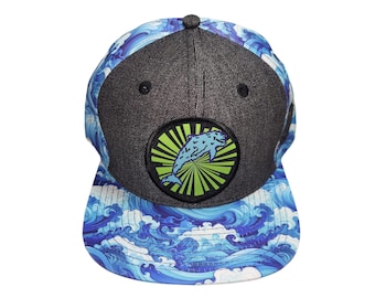 Gorra Snapback de visera plana - Melty Dolphin