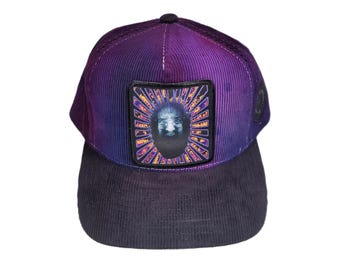 Snapback Bent-Brim Hat - Trippy Jerry
