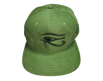 Snapback Flat-Brim Hat - 3D Eye of Horus - One Of A Kind