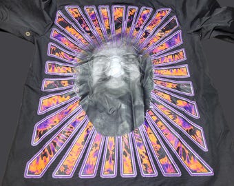 Water-Resistant Hooded Windbreaker - Trippy Jerry - Size M (Men)