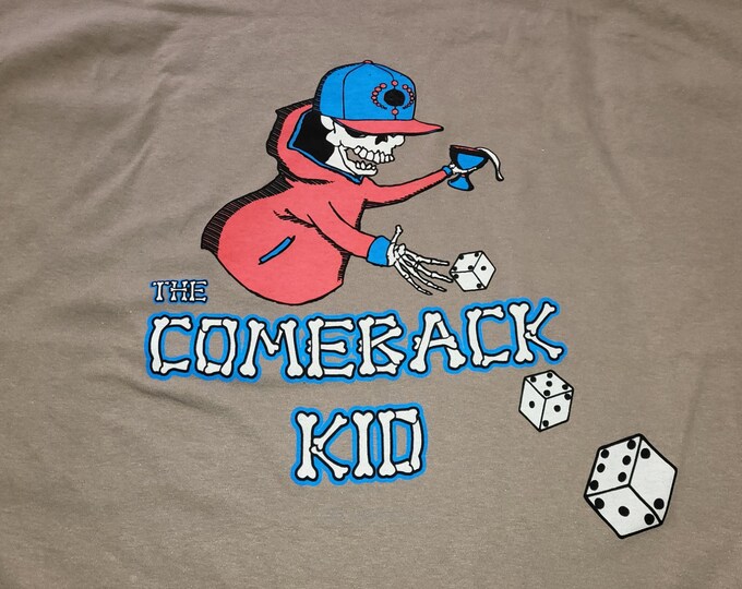 T-Shirt - The Comeback Kid (on Tan)