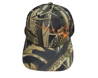 Strap-Back Bent-Brim Hat - Flock of Seagulls - One Of A Kind