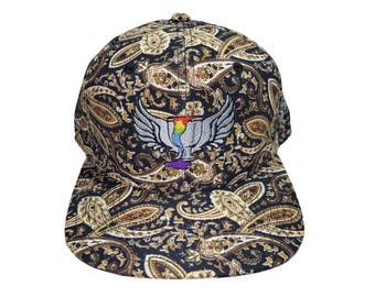 Snapback Flat-Brim Hat - Comes A Time - One Of A Kind
