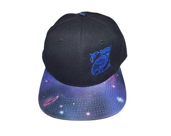 Snapback Flat-Brim Hat - Perched - One Of A Kind