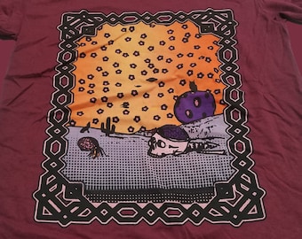 T-Shirt - Brain Child Dimension (on Maroon)