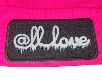Sock Hat - @ll Love (on Safety Pink)