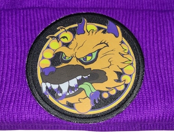 Sock Hat - WereWolfie (on Purple)