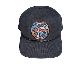 Snapback Bent-Brim Hat - Native Trinity
