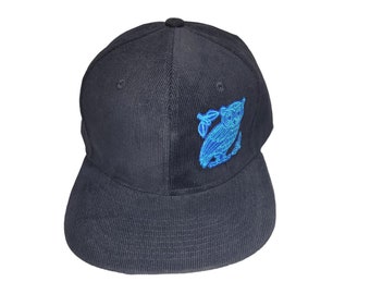 Snapback Flat-Brim Hat - Perched - One Of A Kind