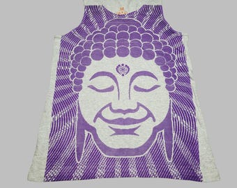 Men's Tank Top - Optical Buddha (on Gray)