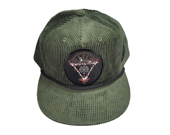 Snapback Flat-Brim Hat - Bones Under The Stars