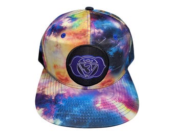 Snapback Flat-Brim Hat - Third Eye Chakra