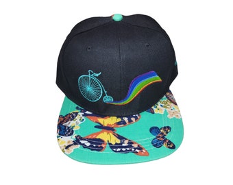 Snapback Flat-Brim Hat - Skuuurtt - One Of A Kind