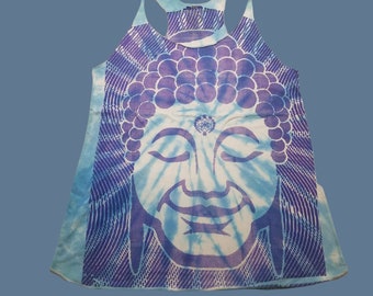 Women's Tank Top - Optical Buddha (Tie Dye) - SIZE XL