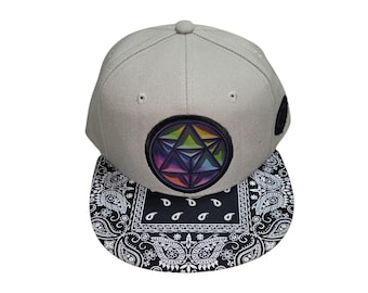 Snapback Flat-Brim Hat - Star Tetrahedron