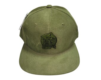 Snapback Flat-Brim Hat - Here Kitty Kitty - One Of A Kind