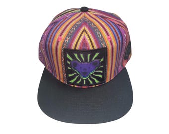 Snapback Flat-Brim Hat - Jerry Bear