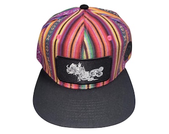 Snapback Flat-Brim Hat - Vision Serpent