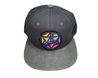 Snapback Flat-Brim Hat - Star Tetrahedron