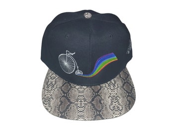 Snapback Flat-Brim Hat - Skuuurtt - One Of A Kind