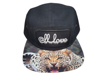 Buckle-back Flat-Brim Hat - @ll Love