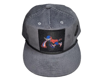 Snapback Flat-Brim Hat - Too Much Too Fast