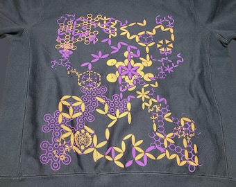 Pullover Hoodie (Heavyweight) - Plant Of Life - Size XL (Men)