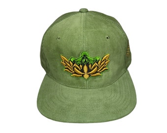 Snapback Flat-Brim Hat - Metatron's Lotus - One Of A Kind