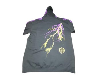 Zip-Up Hoodie (Fleece Lined) - If The Thunder Don't Gitcha - Size 3XL (Men)