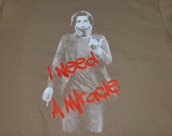 Zip-Up Hoodie (Lightweight) - I Need A Miracle - Size XL (Men)