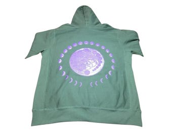 Pullover Hoodie (Heavyweight) - Moon Cycles - Size XL (Men)