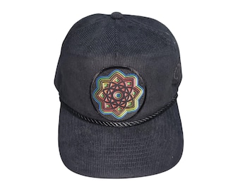 Snapback Bent-Brim Hat - Spiral De Ocho
