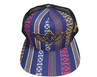 Snapback Flat-Brim Hat - Scarab - One Of A Kind