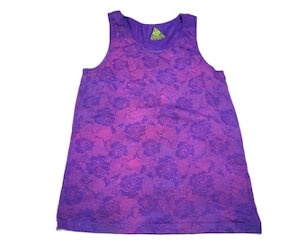 Camiseta sin mangas para hombre - Rosas Cósmicas