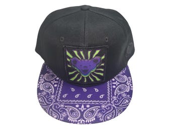 Snapback Flat-Brim Hat - Jerry Bear