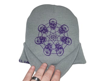 Sock Hat - Meeting Of Minds (on Grey)