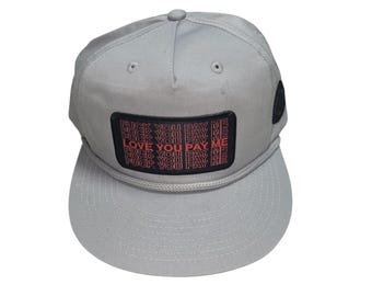 Snapback Flat-Brim Hat - Love You Pay Me
