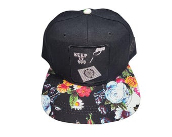 Snapback Flat-Brim Hat - Keep It 100