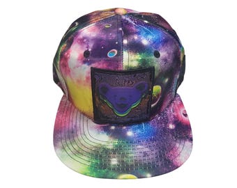 Snapback Flat-Brim Hat - Jerry Bear