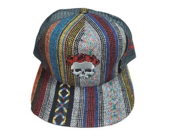 Snapback Flat-Brim Hat - 3D Bertha - One Of A Kind