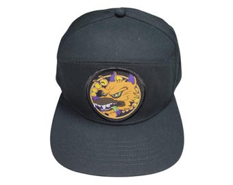 Strap-back Flat-Brim Hat - Werewolfie