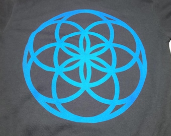Zip-Up Hoodie (Fleece Lined) - Seed Of Creation - Size XL (Men)