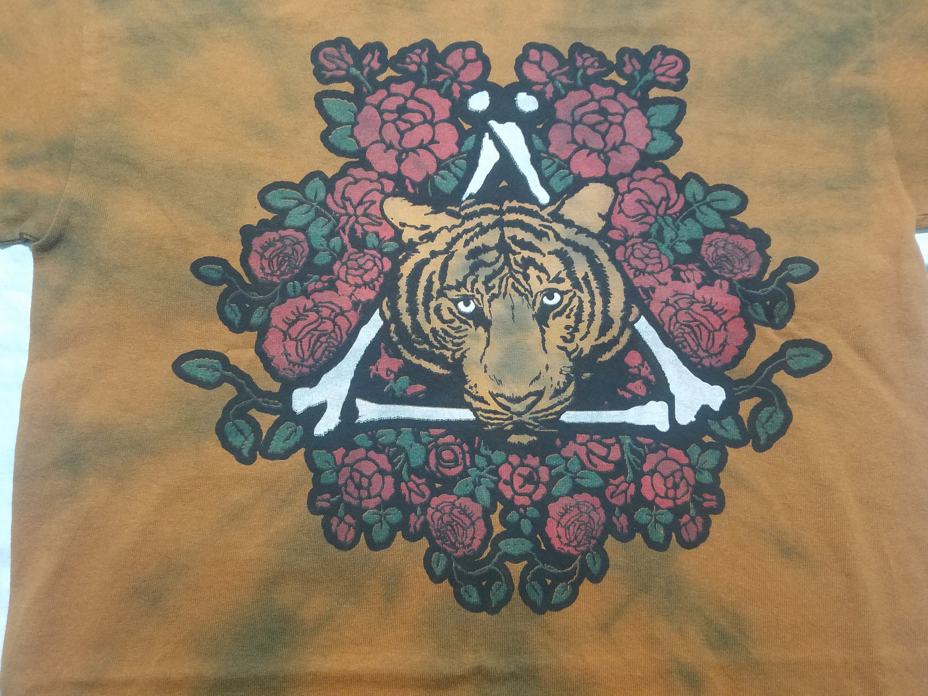 T-Shirt Tiger Rose Tie Dye